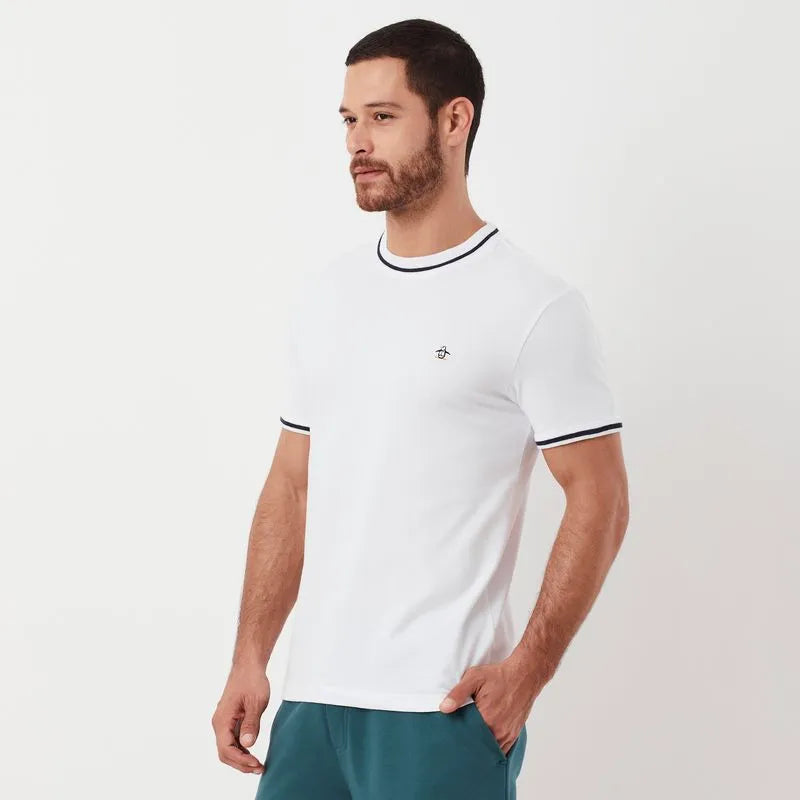 Camiseta Piquet Branca Original Penguin