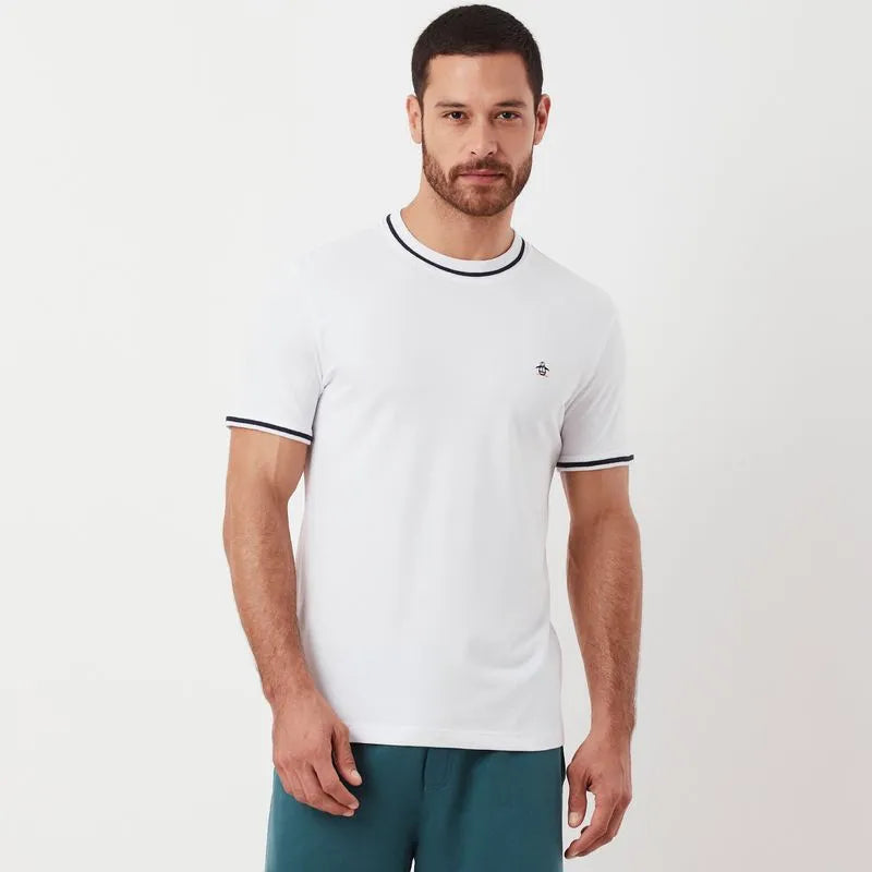 Camiseta Piquet Branca Original Penguin