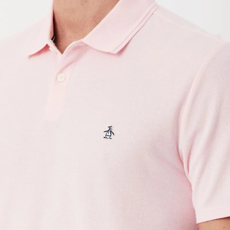 Polo Piquet lisa Rosa Original Penguin