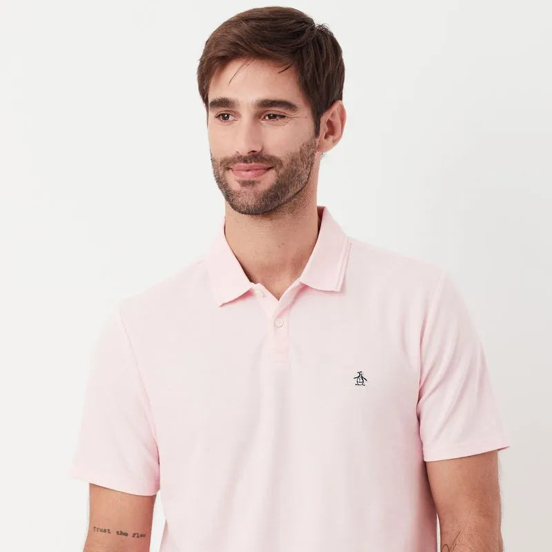 Polo Piquet lisa Rosa Original Penguin