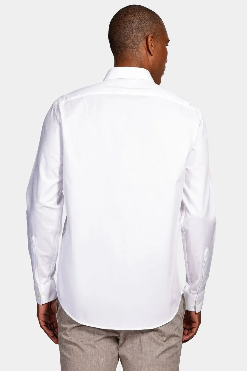 Camisa Manga Longa Cosmo Slim Algodão Egípcio Maquinetado