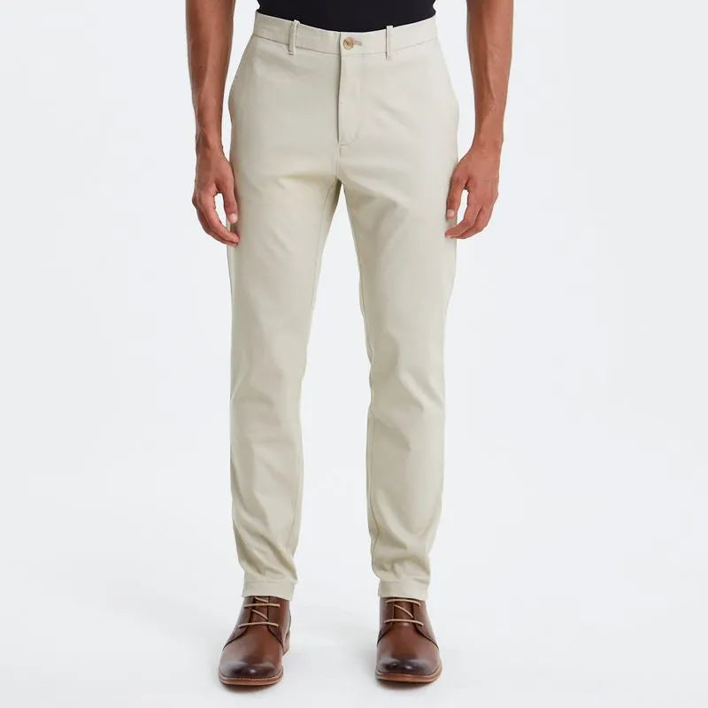 Calça Chino de Sarja Areia Original Penguin