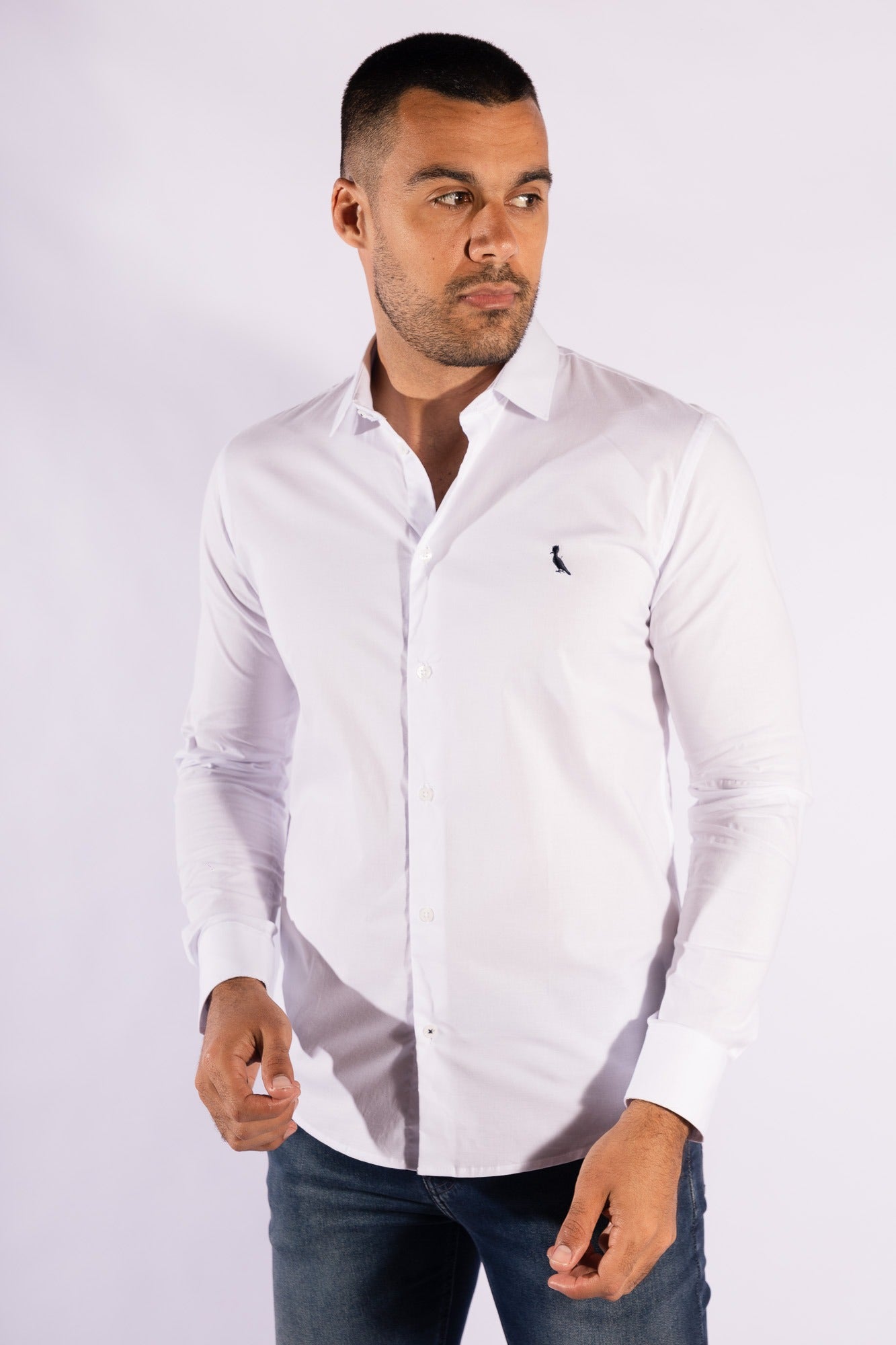 Camisa ML Enxuta Branca Reserva