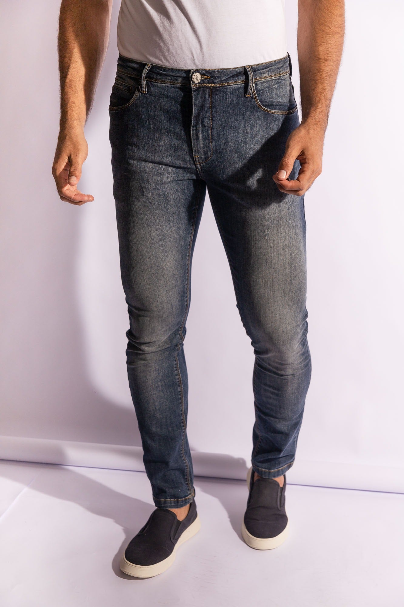 Calça Jeans 5 Pockets Azul Oficina Reserva