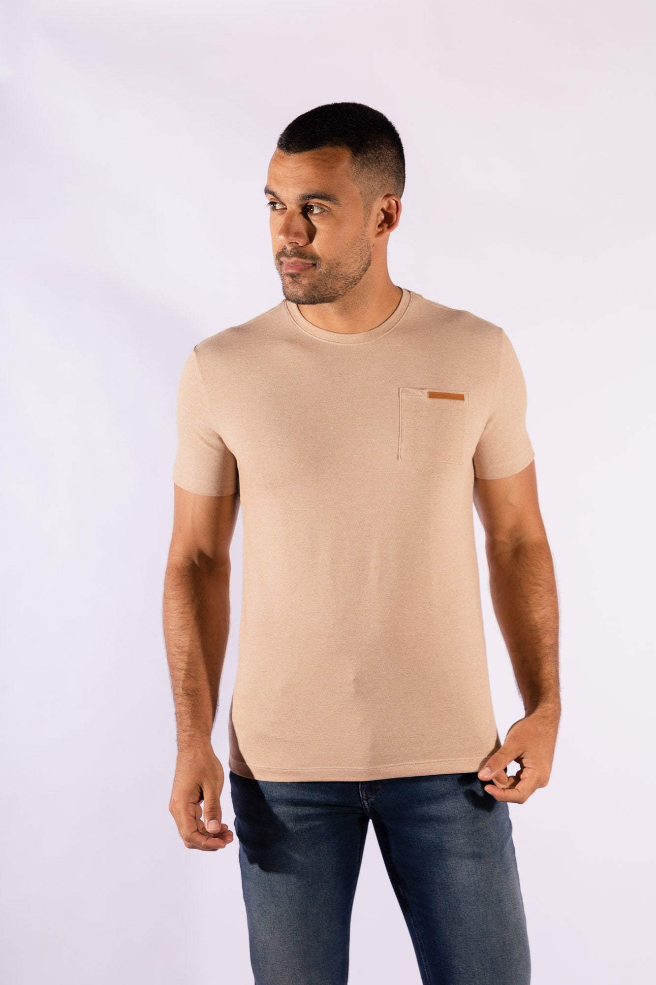 Camiseta MC Piquet Terra Calvin Klein