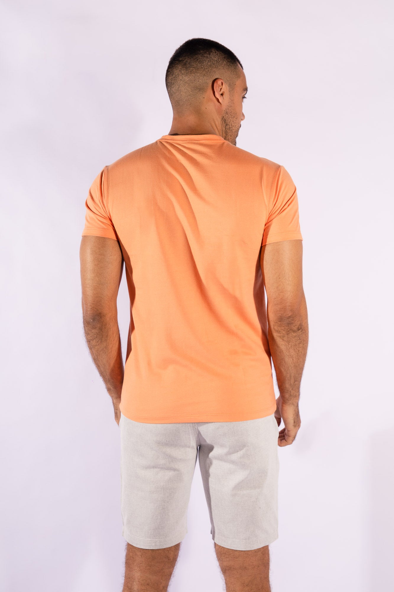 Camiseta Espinha De Peixe Papaya Reserva