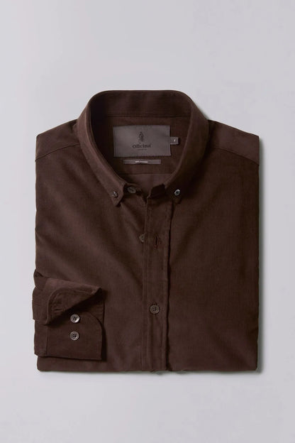 Camisa Veludo Chocolate Oficina Reserva