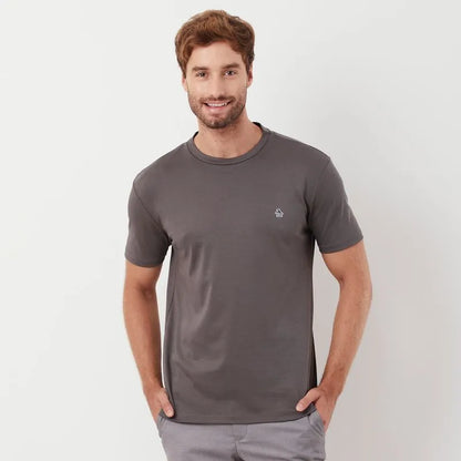 Camiseta Pima Peruano Patch Chumbo Original Penguin