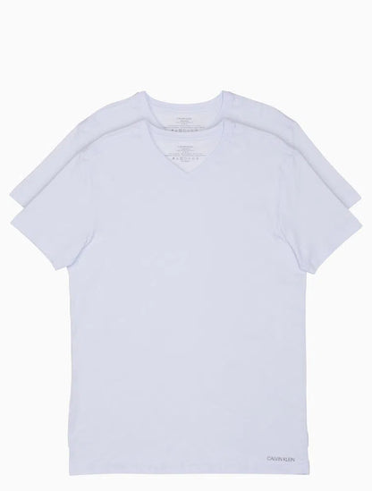 Kit 2 Camisetas Classicas Calvin Klein Branco