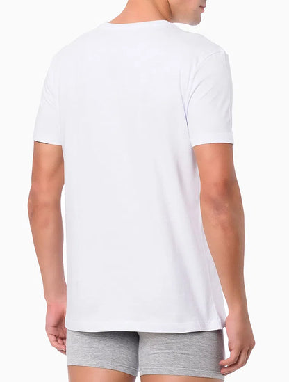 Kit 2 Camisetas Classicas Calvin Klein Branco