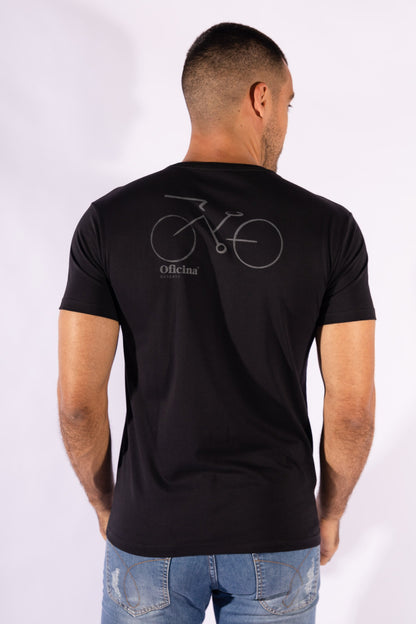 Camiseta Touch Pima Bike Preta Oficina Reserva