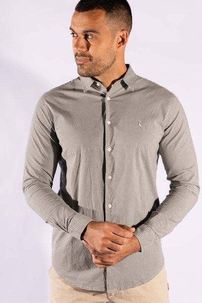 Camisa Enxuto Vichy Office Reserva