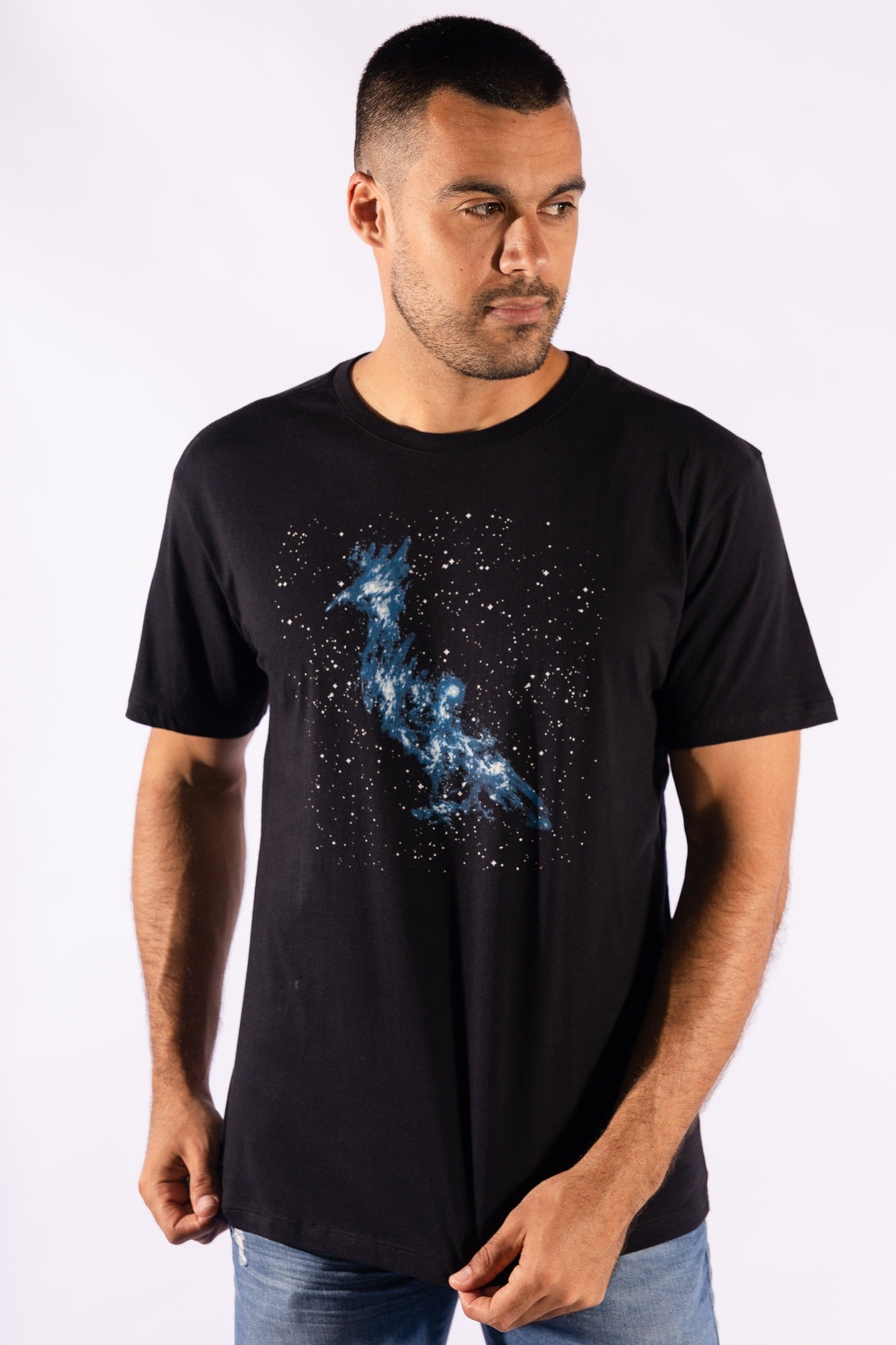 Camiseta Pica-Pau Nebula Preta Reserva