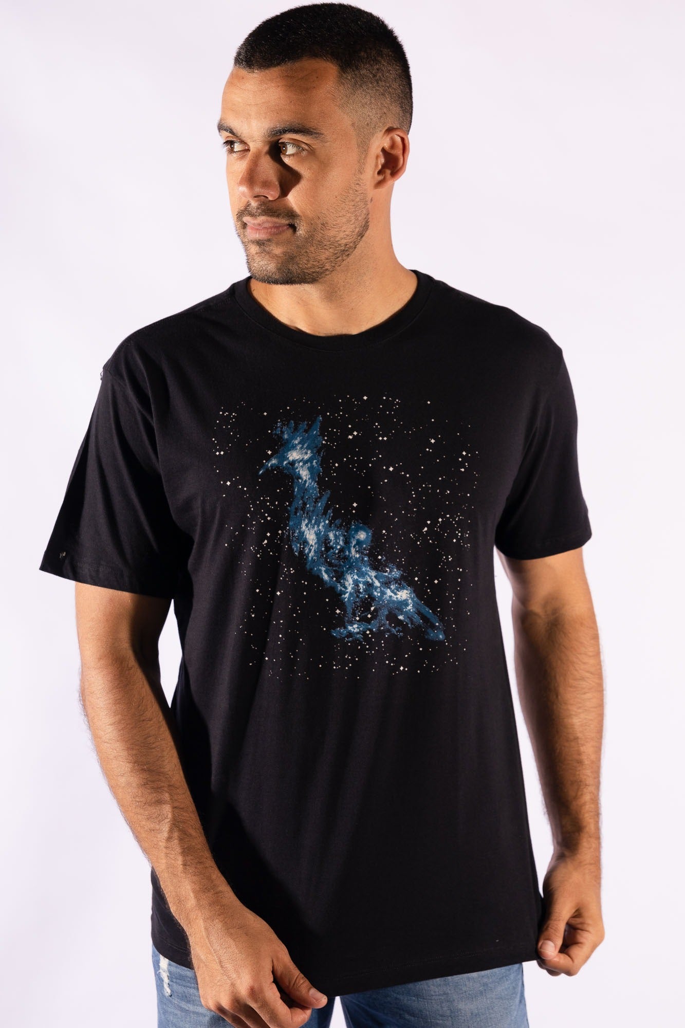 Camiseta Pica-Pau Nebula Preta Reserva