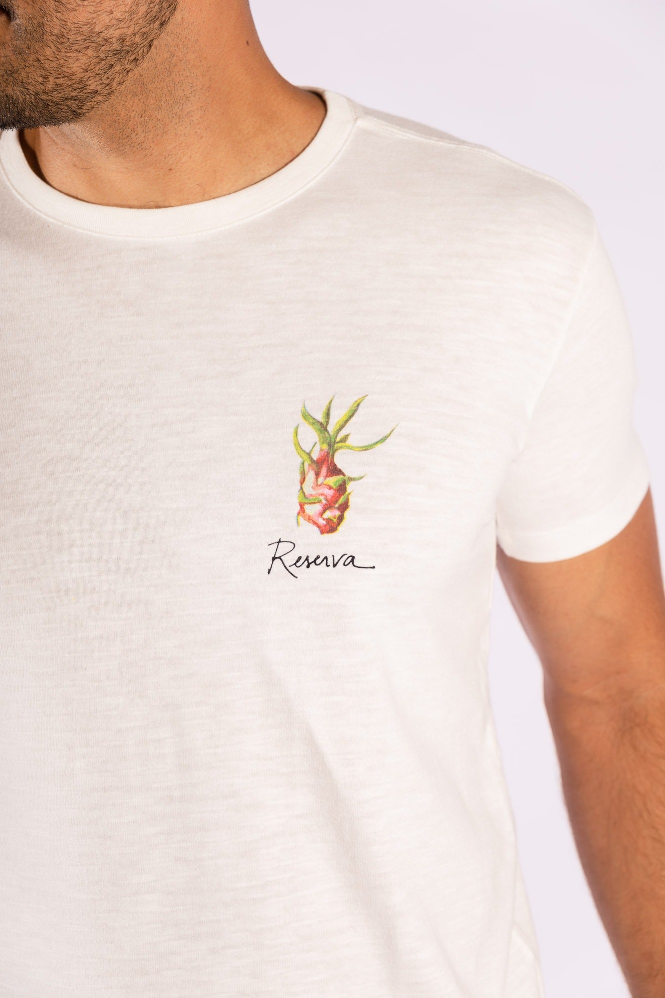 Camiseta Estampa Pitaya Off White Reserva