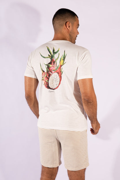 Camiseta Estampa Pitaya Off White Reserva