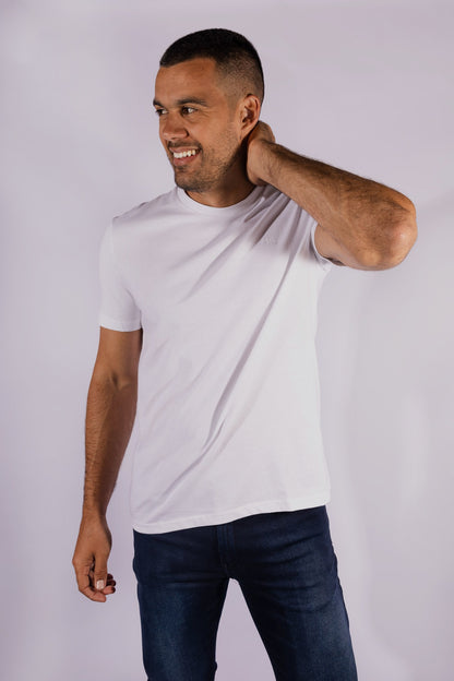 Camiseta Liquid Cotton Branca Calvin Klein – Neetro Concept