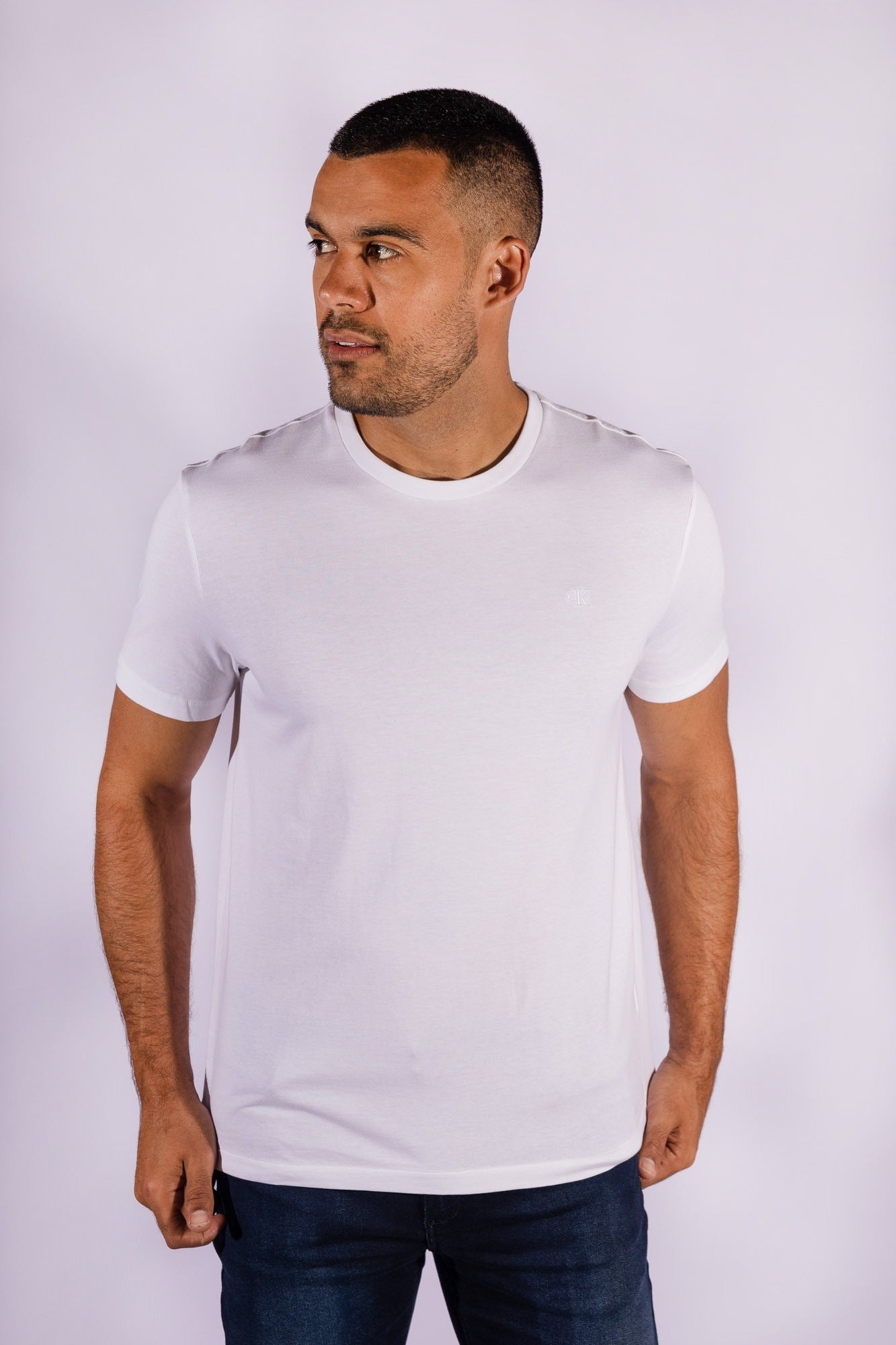 Camiseta Liquid Cotton Branca Calvin Klein