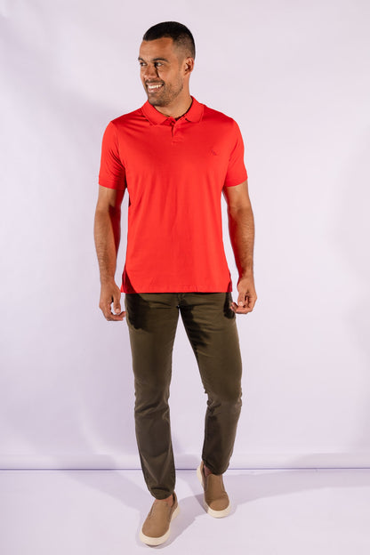 Polo Pima Vermelho Reserva