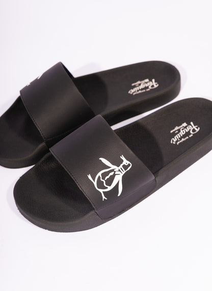 Chinelo Slide Penguin Preto