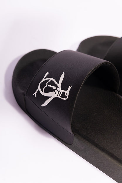 Chinelo Slide Penguin Preto