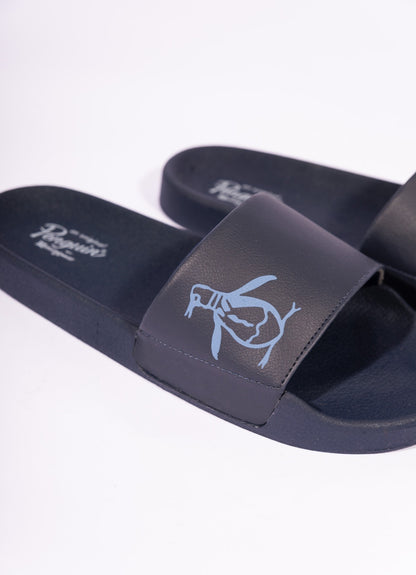 Chinelo Slide Penguin Azul