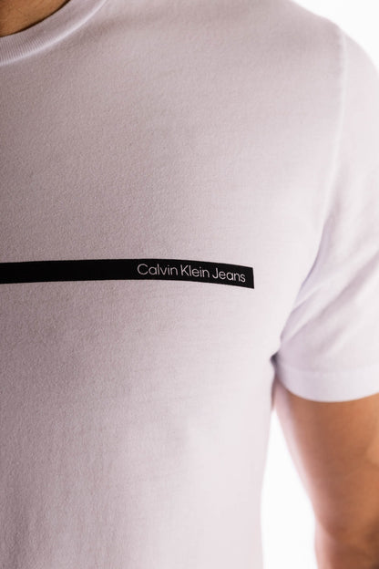 Camiseta MC Palito Branca Calvin Klein