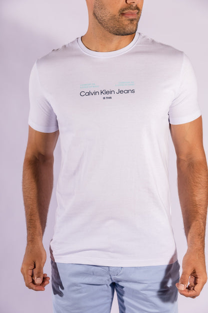 Camiseta MC Is This Branca Calvin Klein