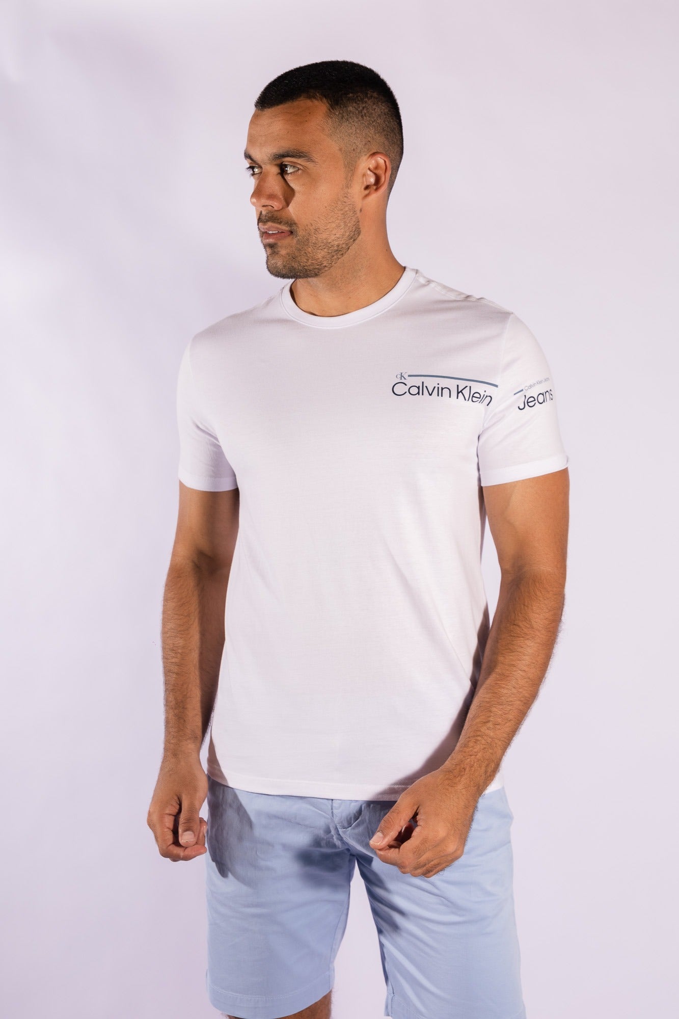 Camiseta Logo Branca Calvin Klein Jeans