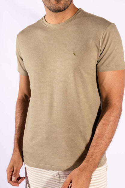 Camiseta Espinha de Peixe Verde Militar Reserva