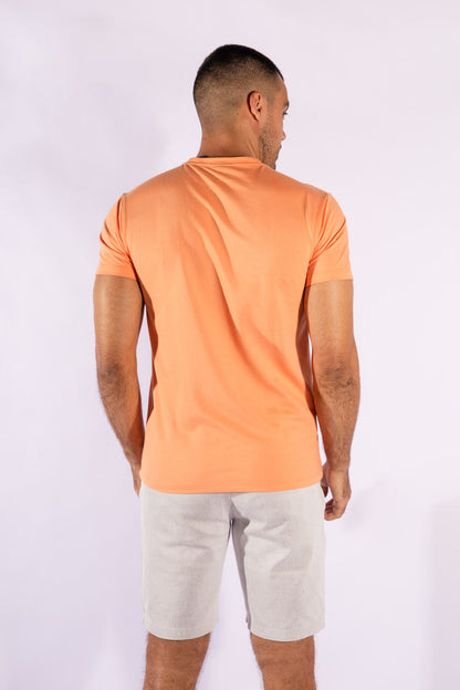 Camiseta Espinha De Peixe Papaya Reserva