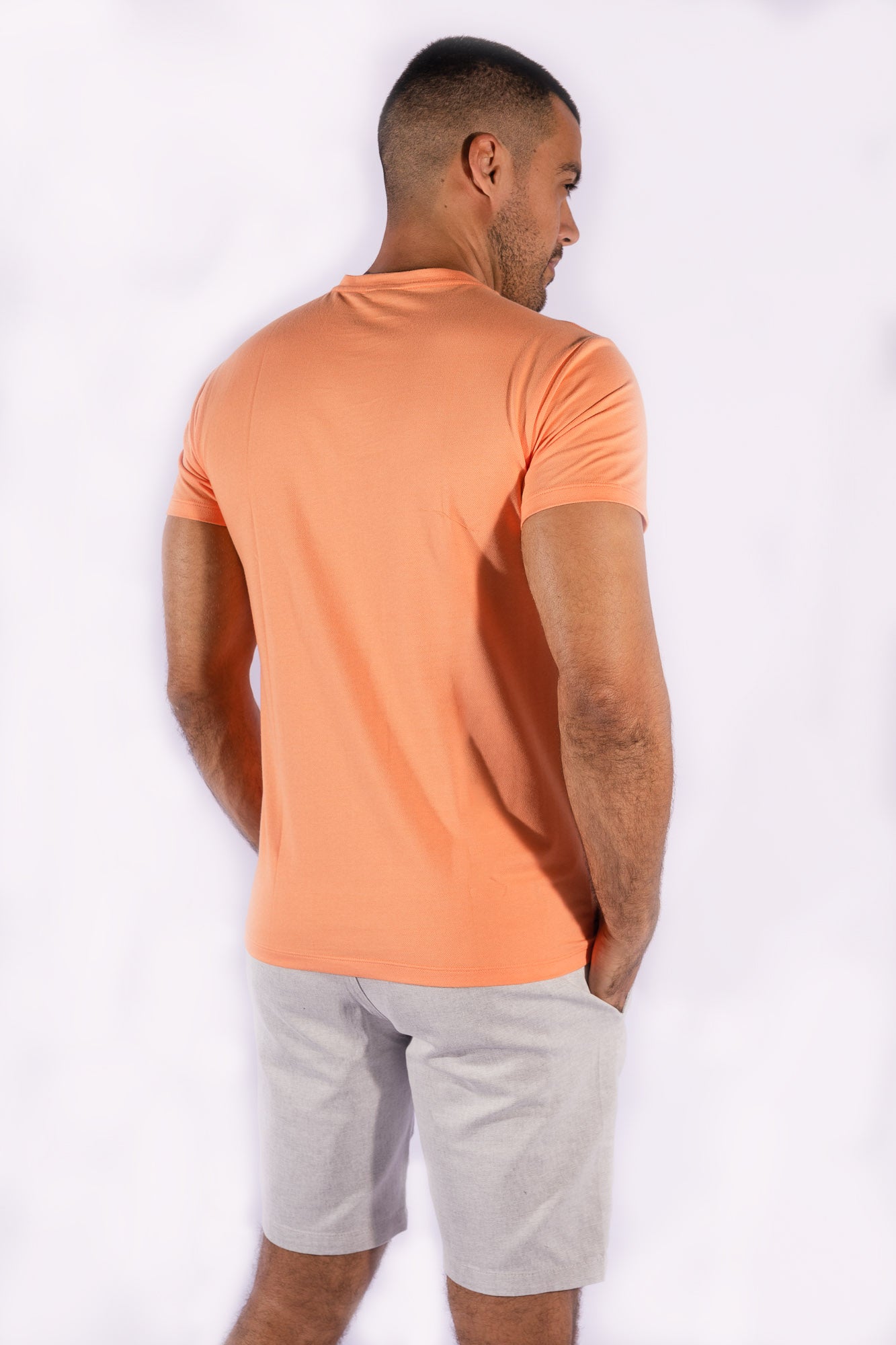 Camiseta Espinha De Peixe Papaya Reserva