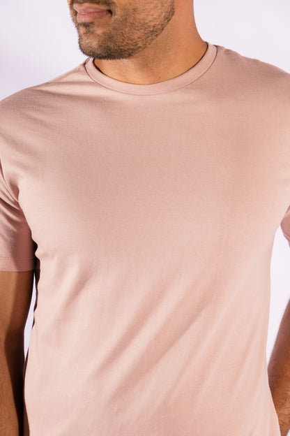 Camiseta MC Sustainable Logo Rosa Claro Calvin Klein